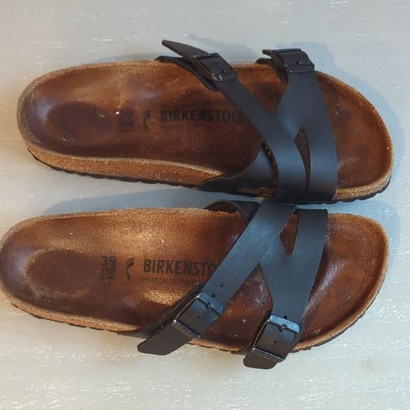 Birkenstock Women’s Yao Sandal Black Birko-Flor size 39 - Picture 4 of 10